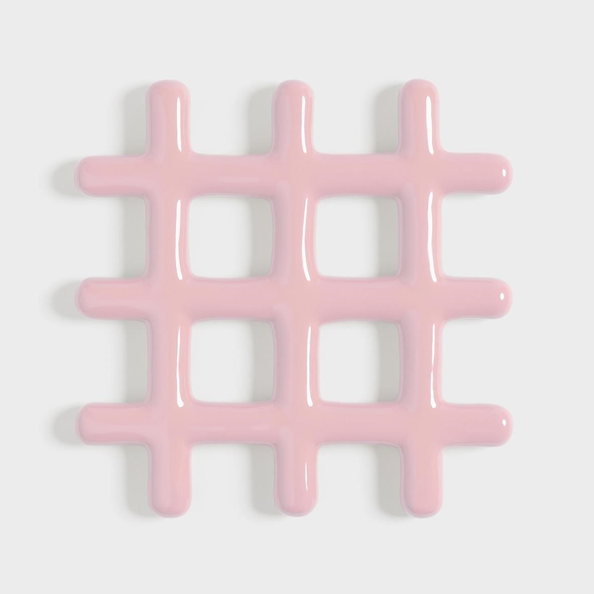 &Klevering Grid Trivet - Pink