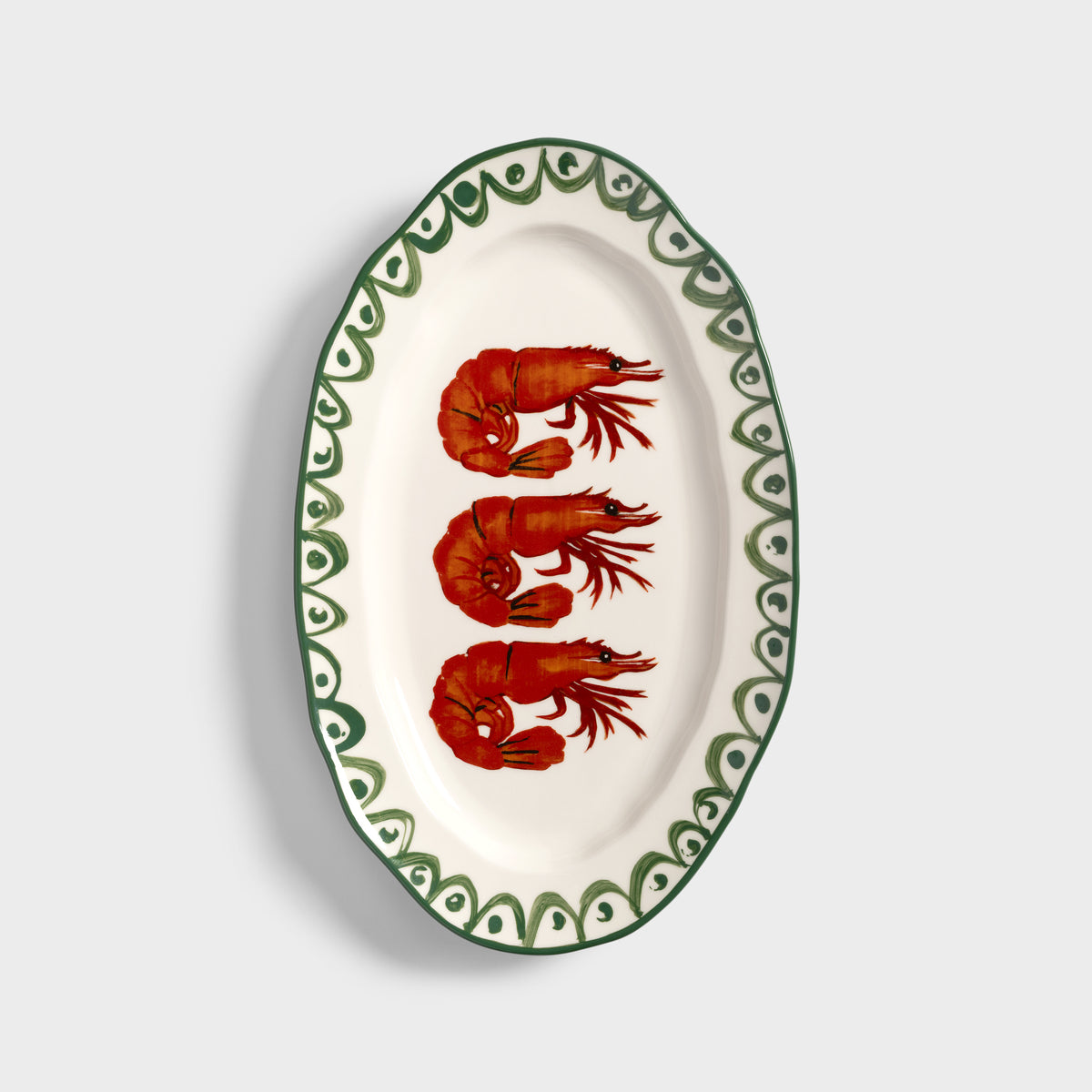 &amp;Klevering Shrimp Serving Platter