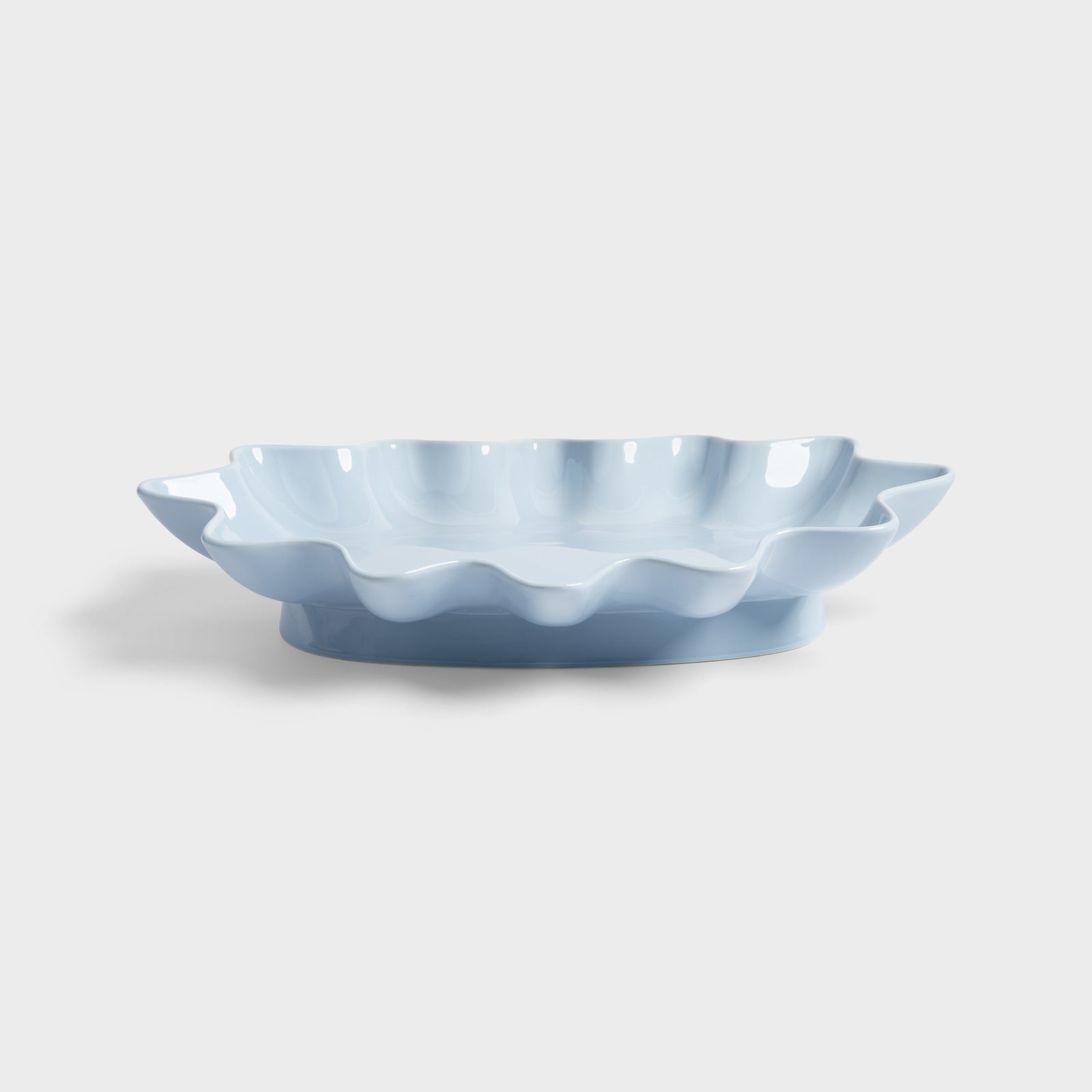 &Klevering Sun Oval Bowl - Ice Blue