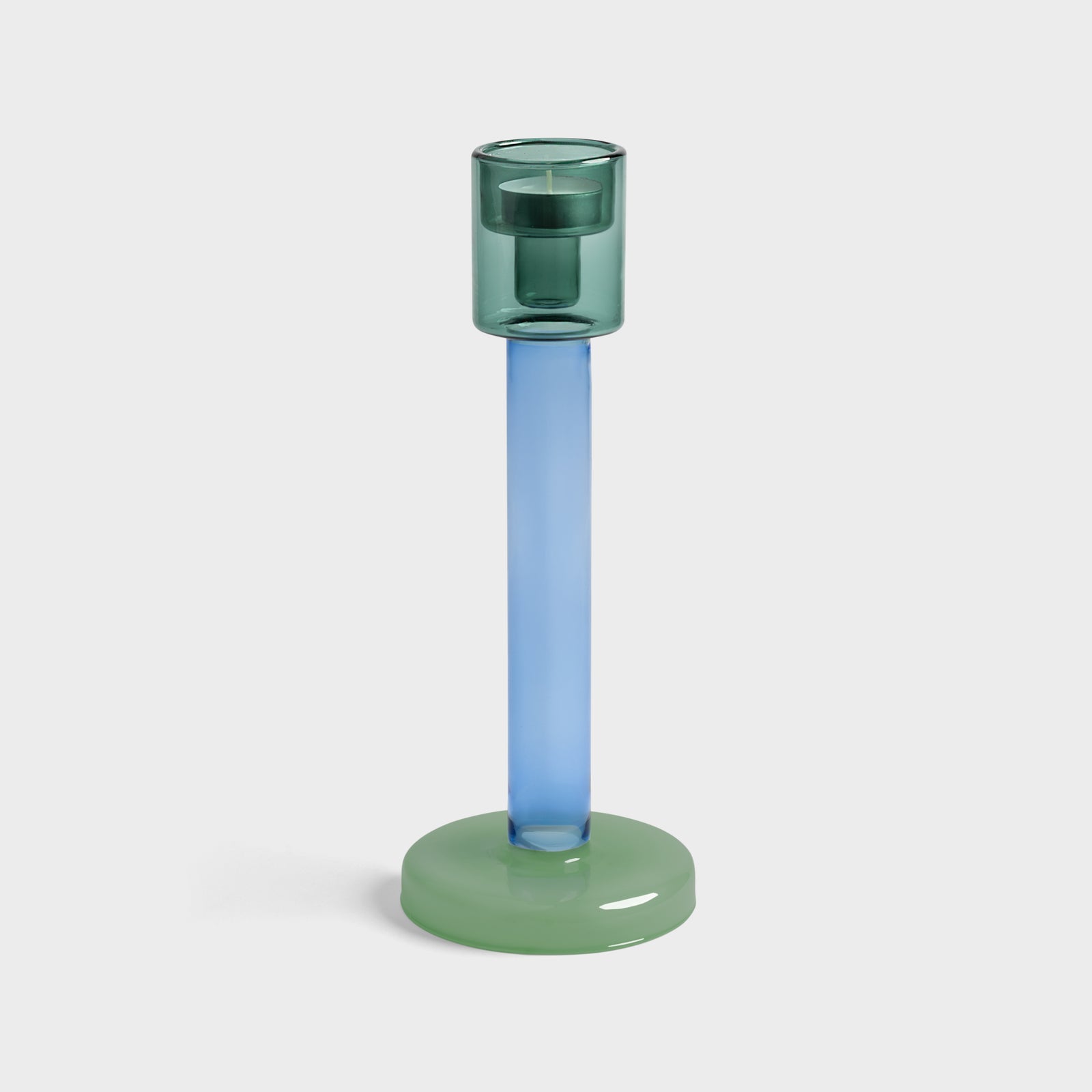 &Klevering Bole Candle Holder - Green / Jade