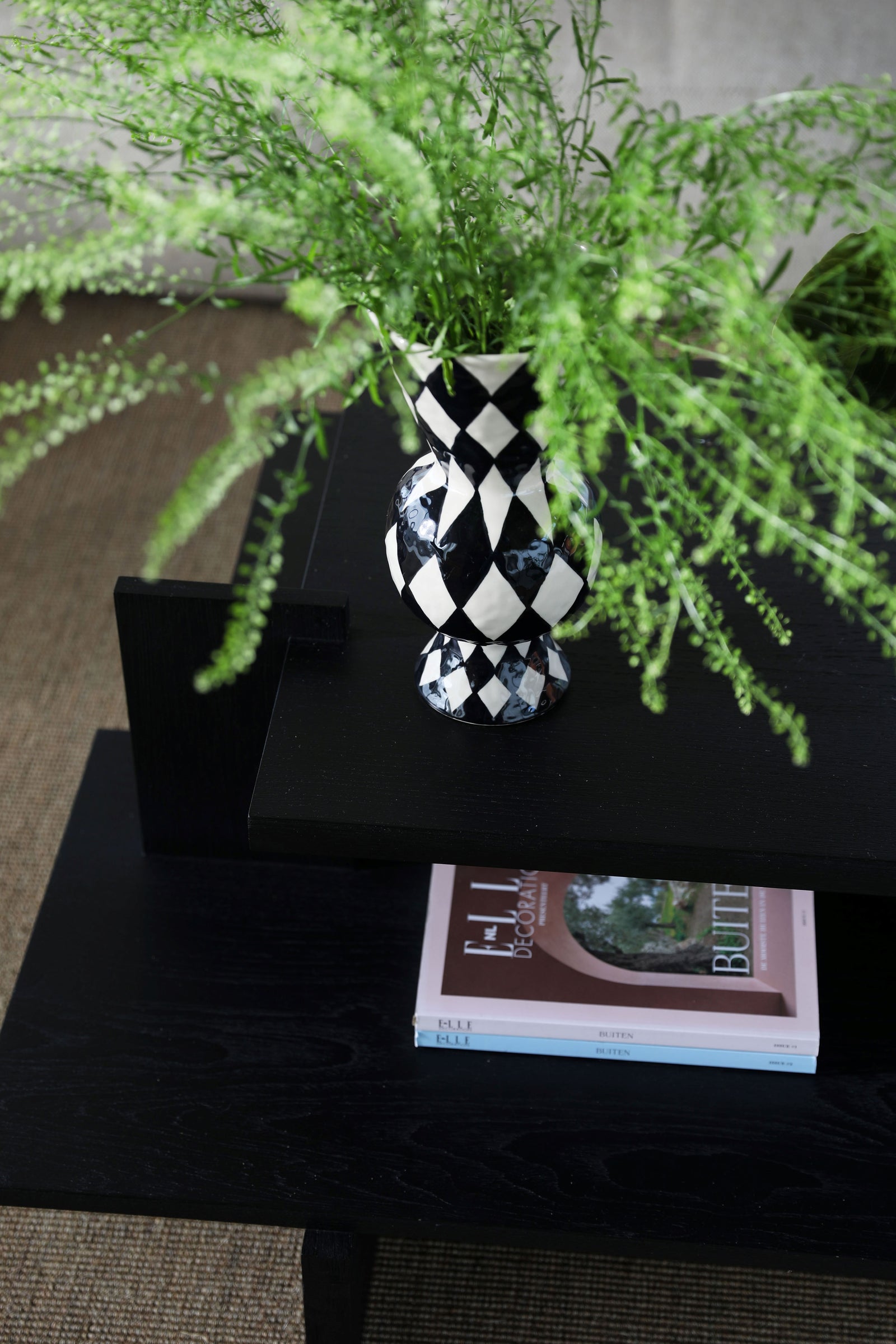 &Klevering Rhombic Vase -  Black