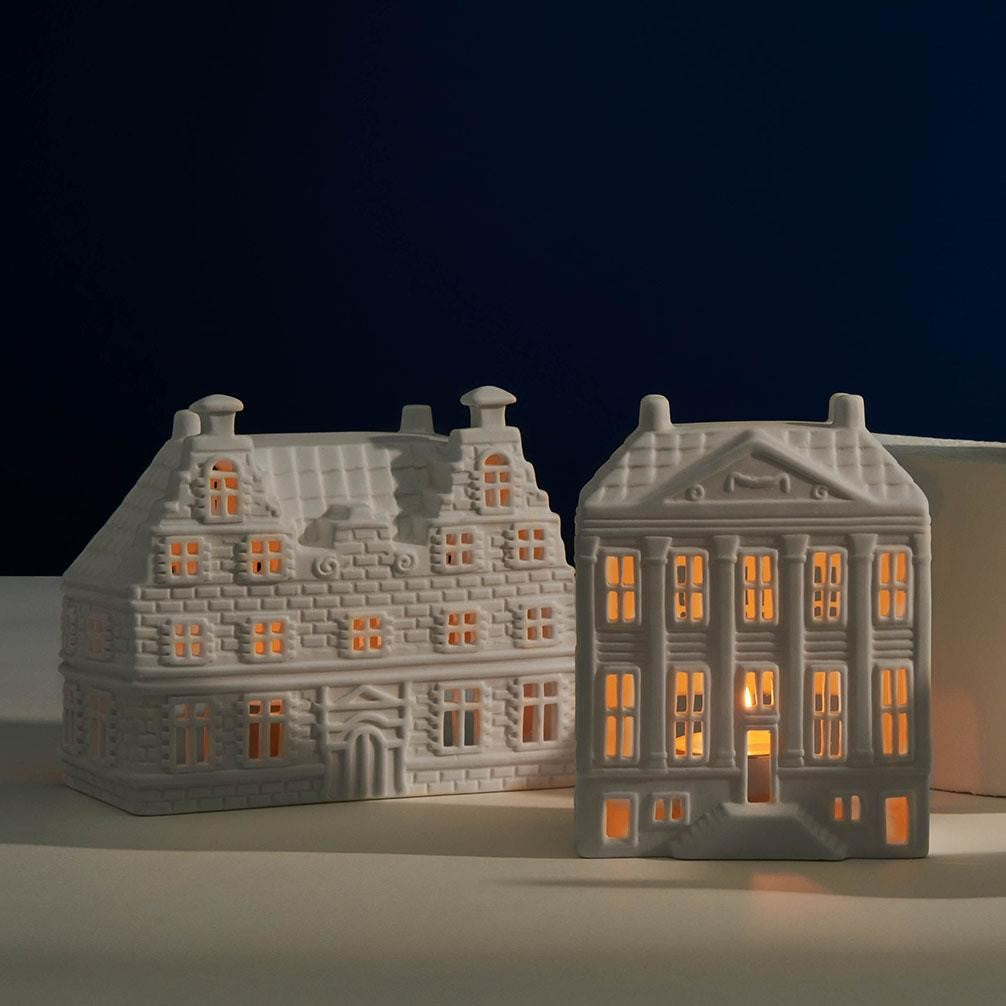 &amp;Klevering Tealight Canal House Mansion Large