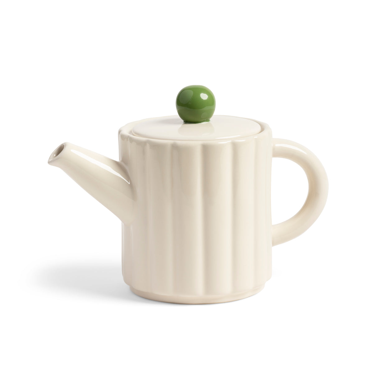&amp;Klevering Tube Teapot - White