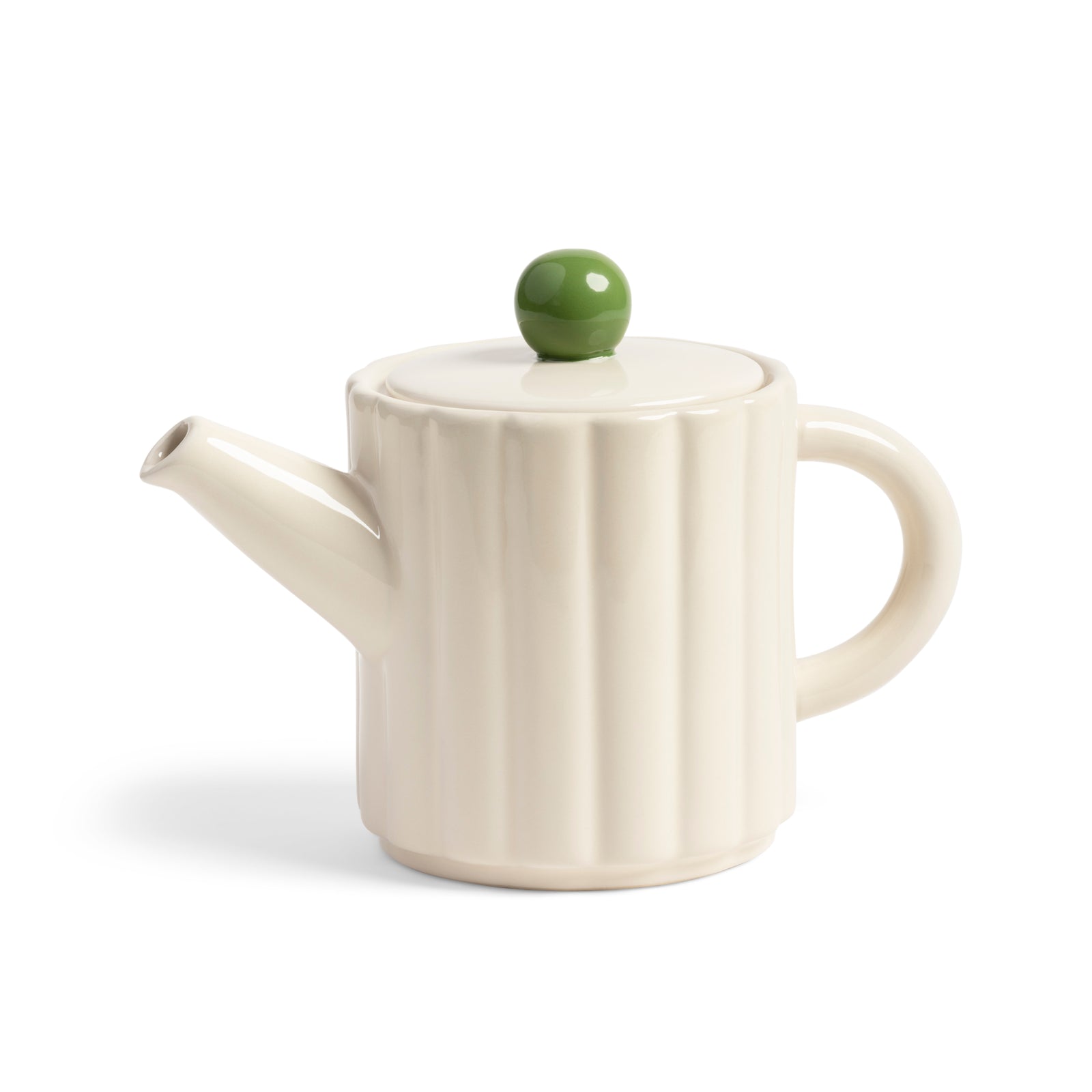 &Klevering Tube Teapot - White