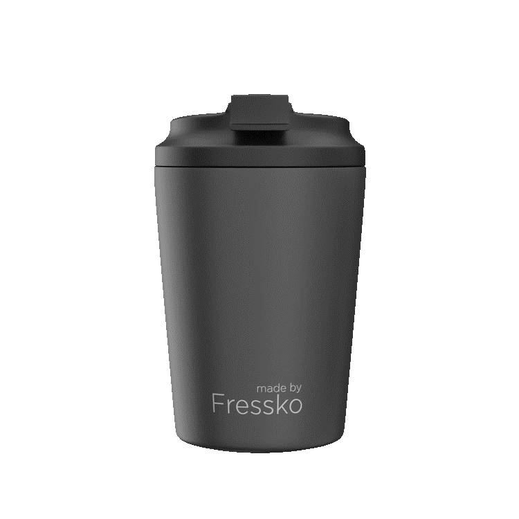 Made By Fressko Ceramic Bino 8oz Reusable Cup - Coal