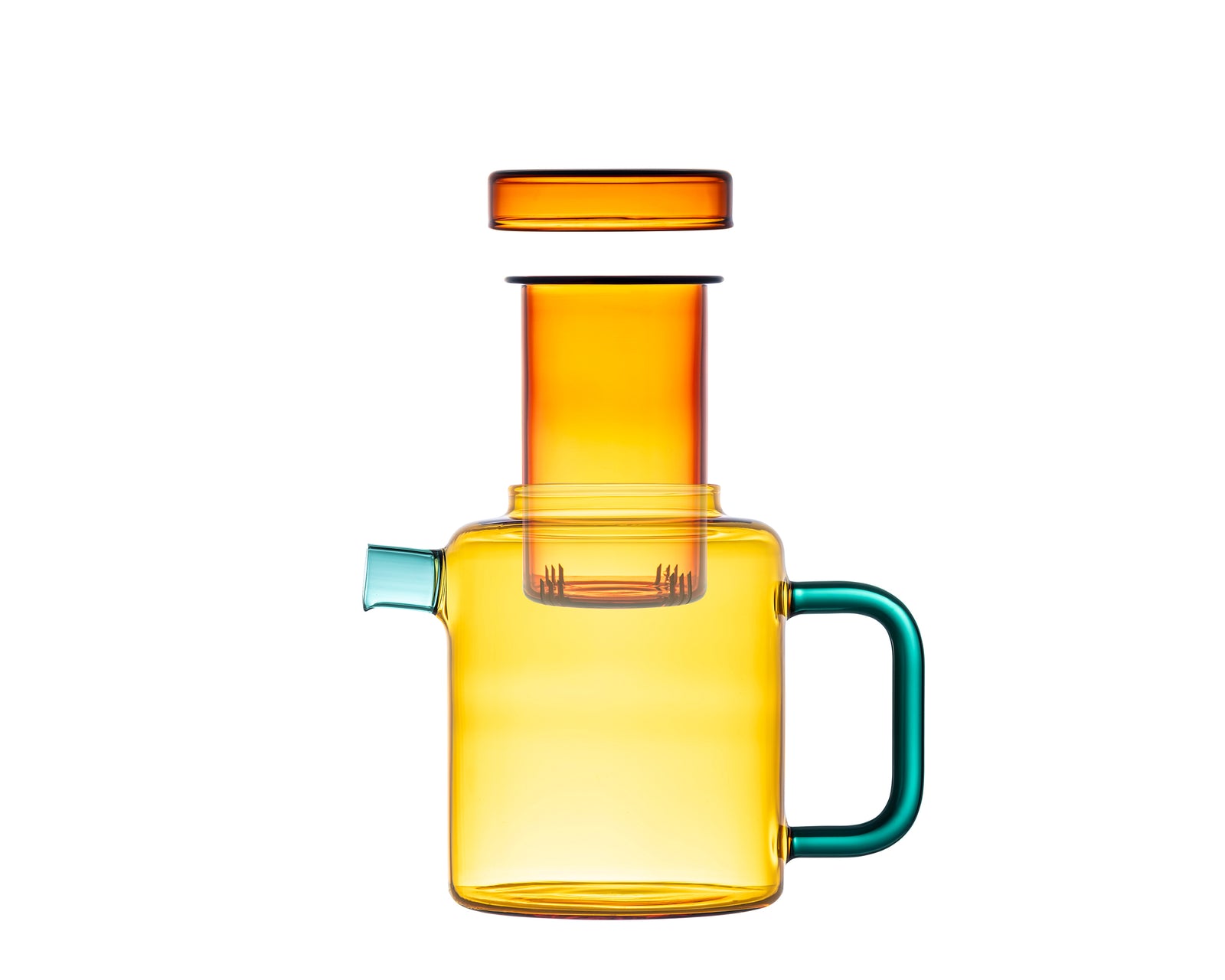 Maho Sensory Cha Pot - Teal And Toffee