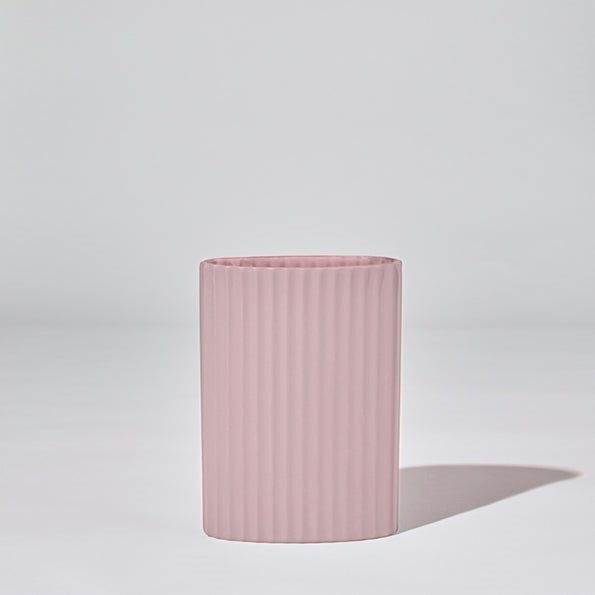 Marmoset Found Ripple Oval Vase Lilac (M)