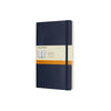 Moleskine Classic Large Soft Cover Ruled Notebook - Sapphire Blue