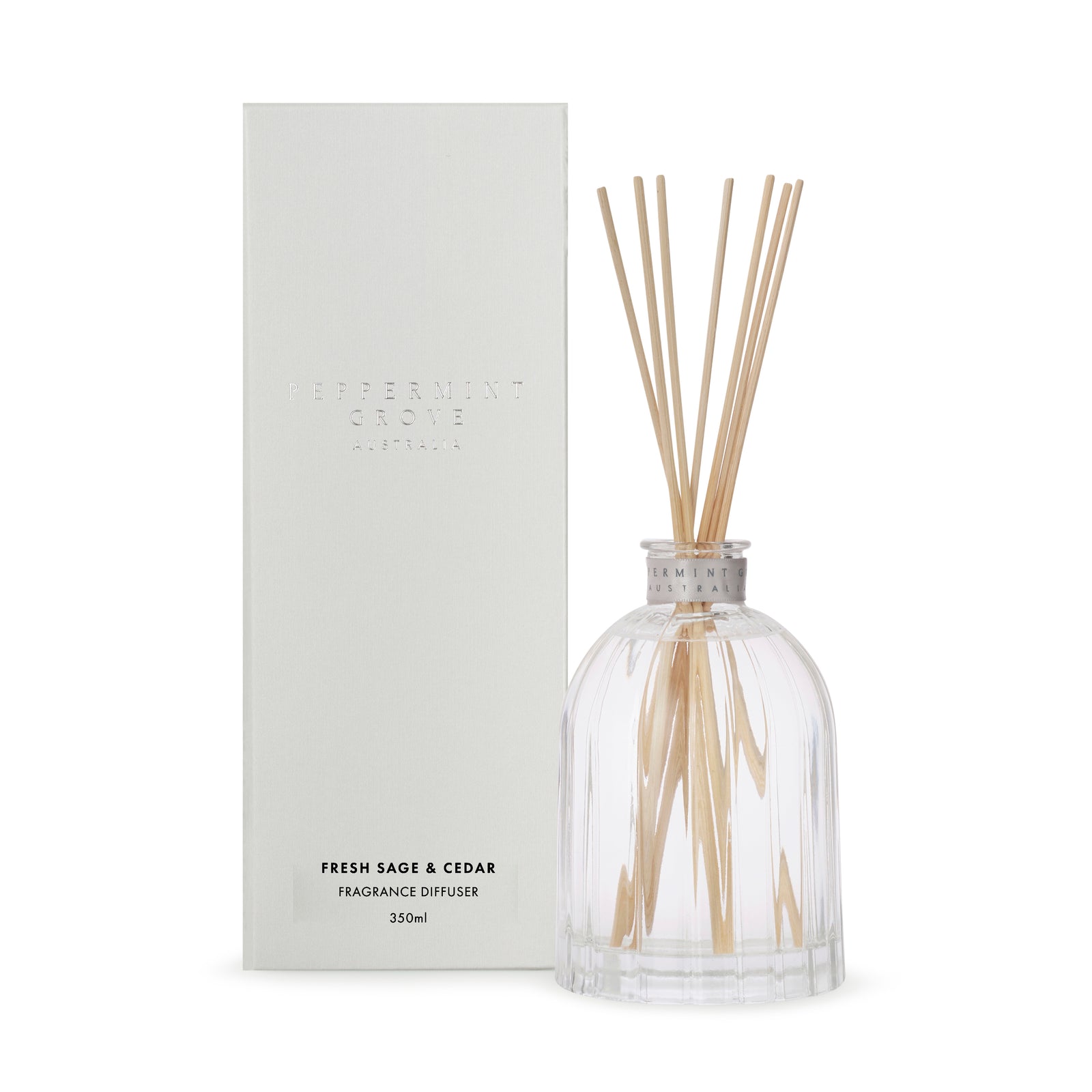 Peppermint Grove Fresh Sage & Cedar Large Fragrance Diffuser 350ml