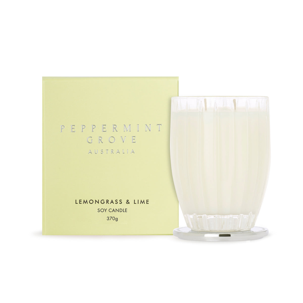 Peppermint Grove Lemongrass &amp; Lime Large Soy Candle 370g