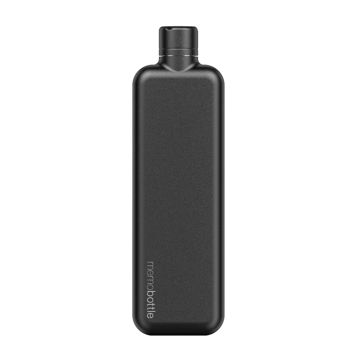 Slim Stainless Steel memobottle - Black