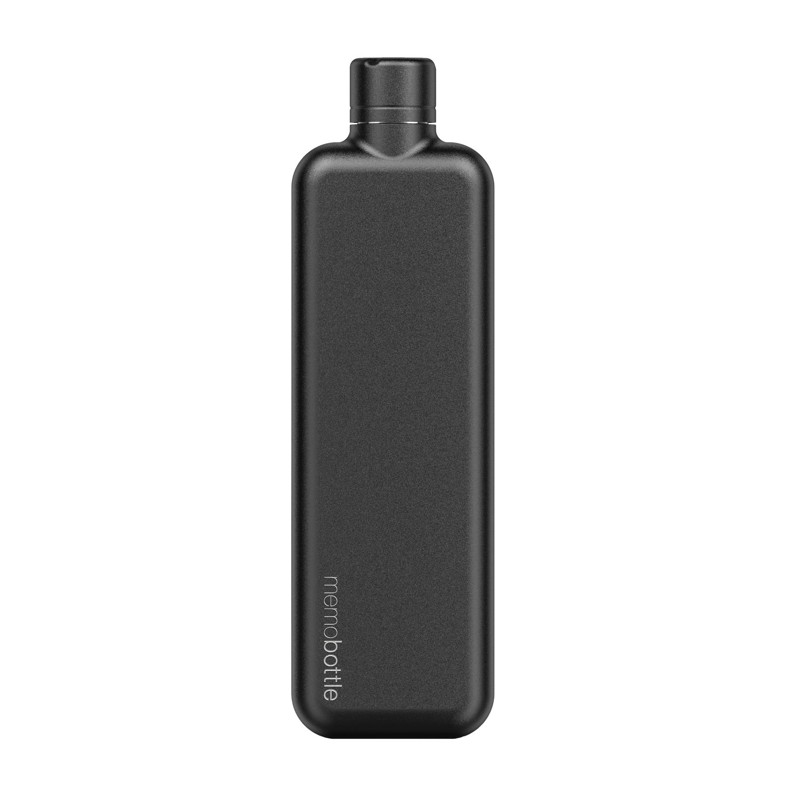 Slim Stainless Steel memobottle - Black