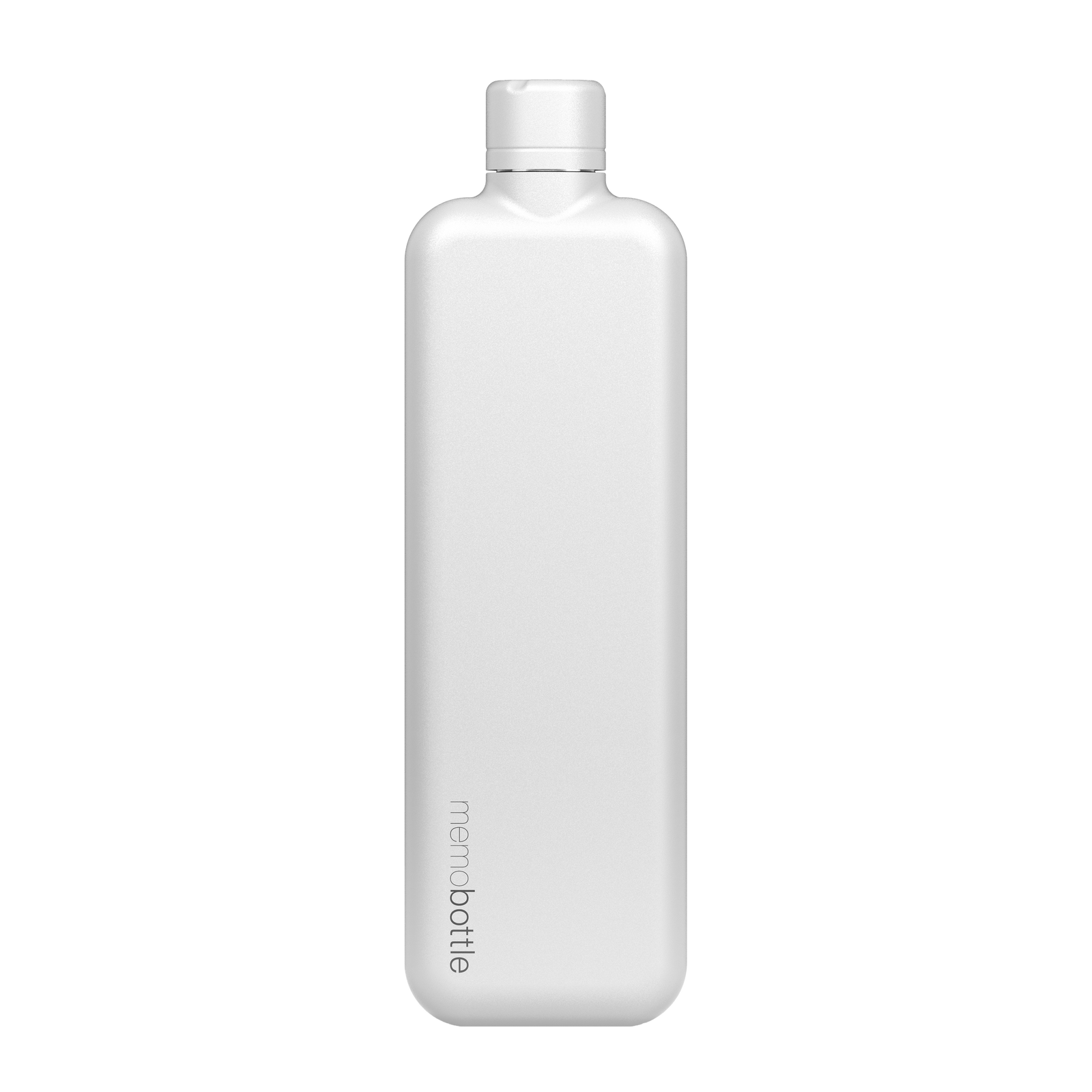 Slim Stainless Steel memobottle - White