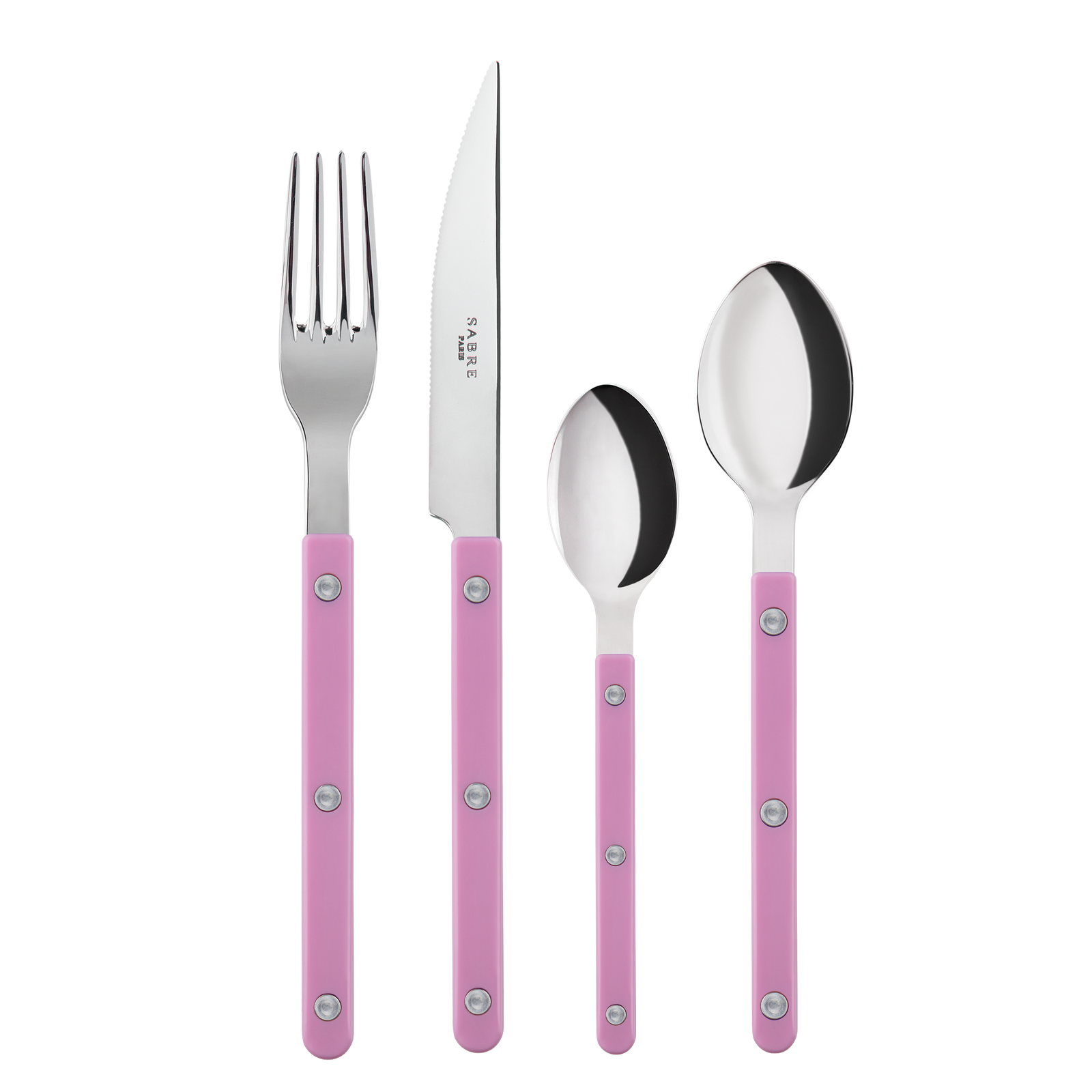 Sabre Paris Bistrot 4 Pieces Cutlery Sets - Pink