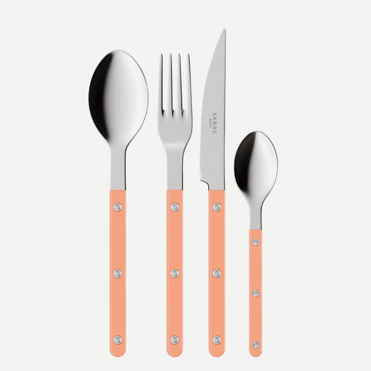 Sabre Sabre Paris Bistrot 4 Pieces Cutlery Sets - Nude Pink