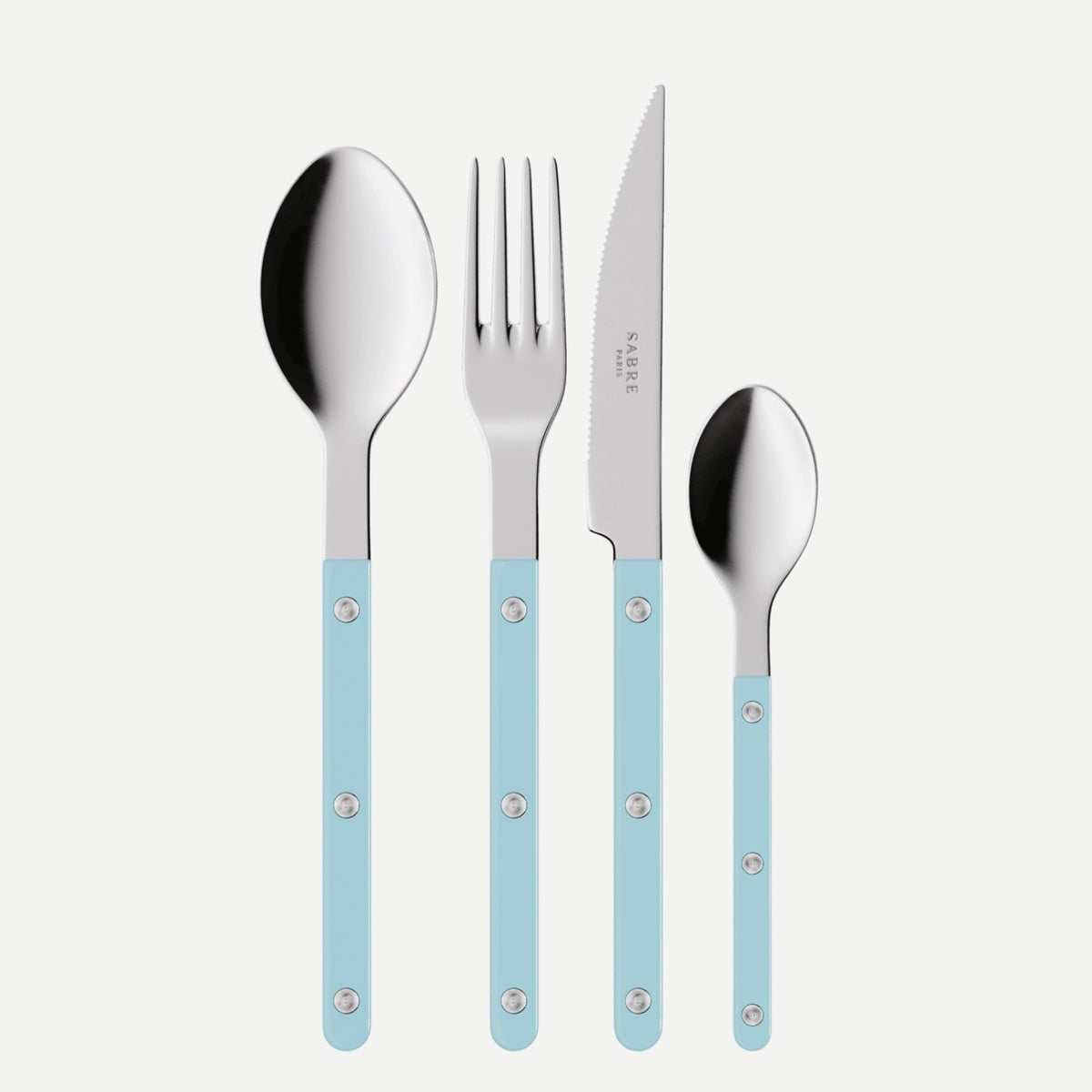 Sabre Sabre Paris Bistrot 4 Pieces Cutlery Sets - Pastel Blue