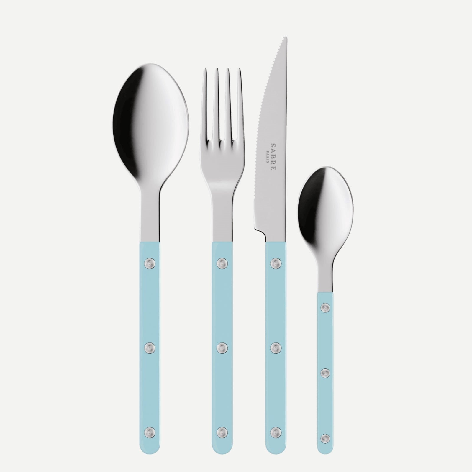 Sabre Sabre Paris Bistrot 4 Pieces Cutlery Sets - Pastel Blue