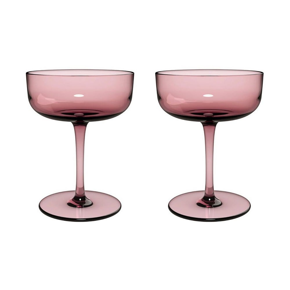 Villeroy &amp; Boch Like Champagne Coupe/Dessert Bowl Set of 2 - Grape