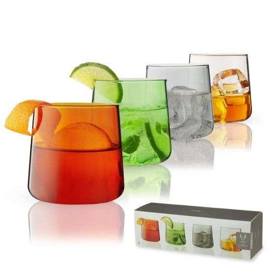 Viski Aurora Cocktail Tumblers Set of 4