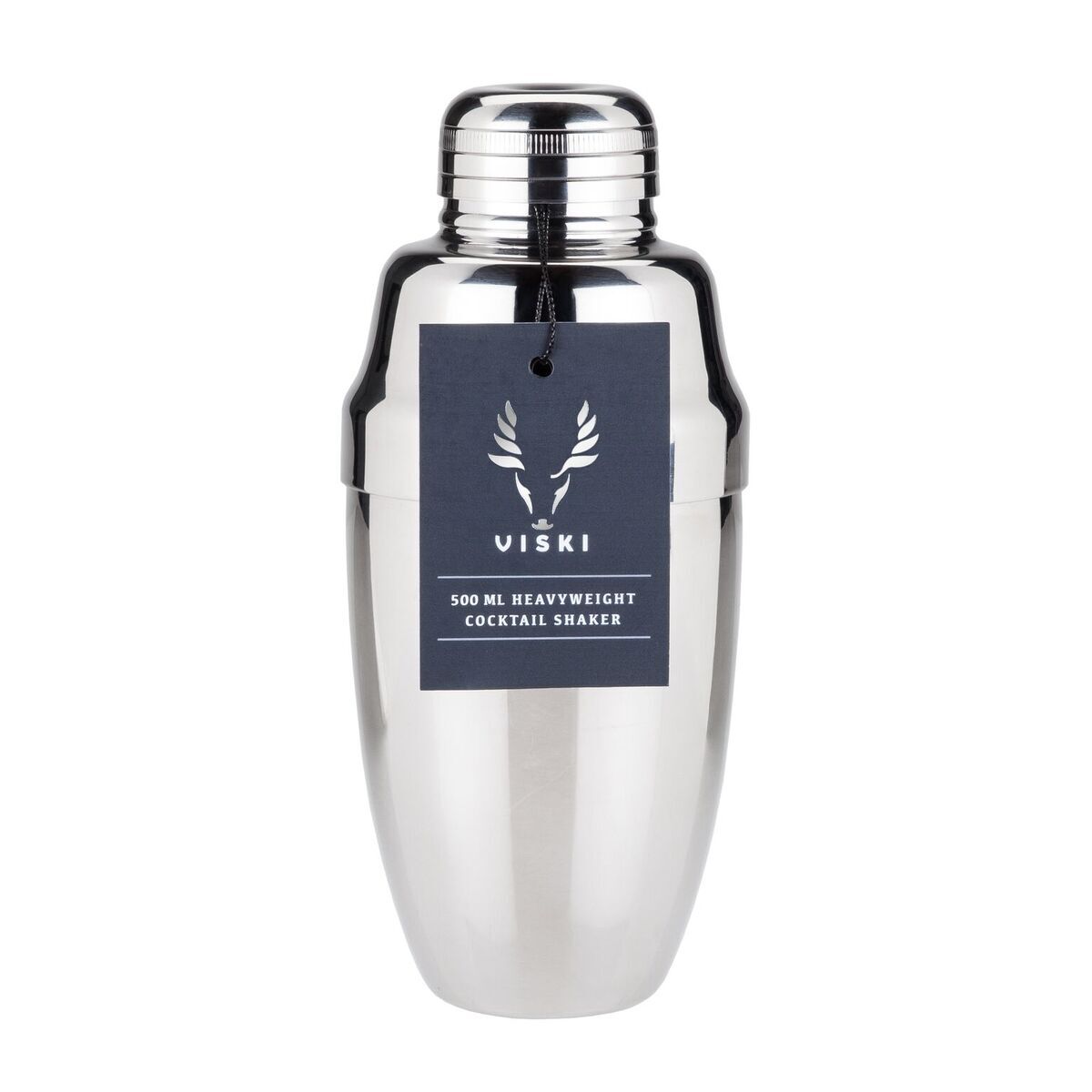 Viski Stainless Steel Heavyweight Cocktail Shaker