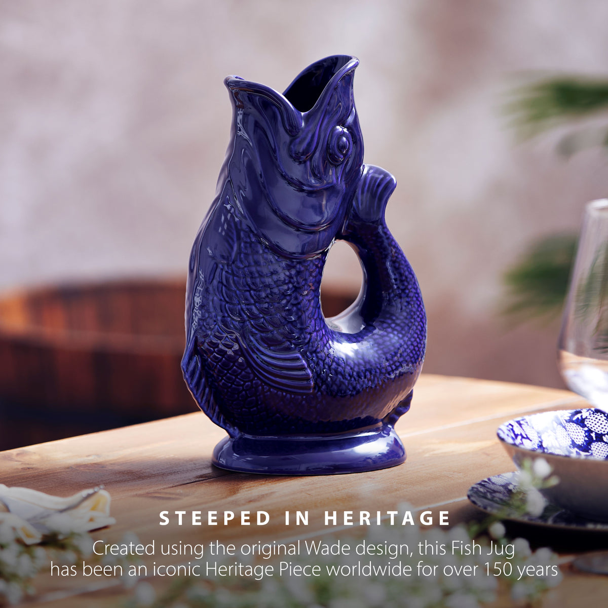 Wade Fish Jug 1.2L - Cobalt