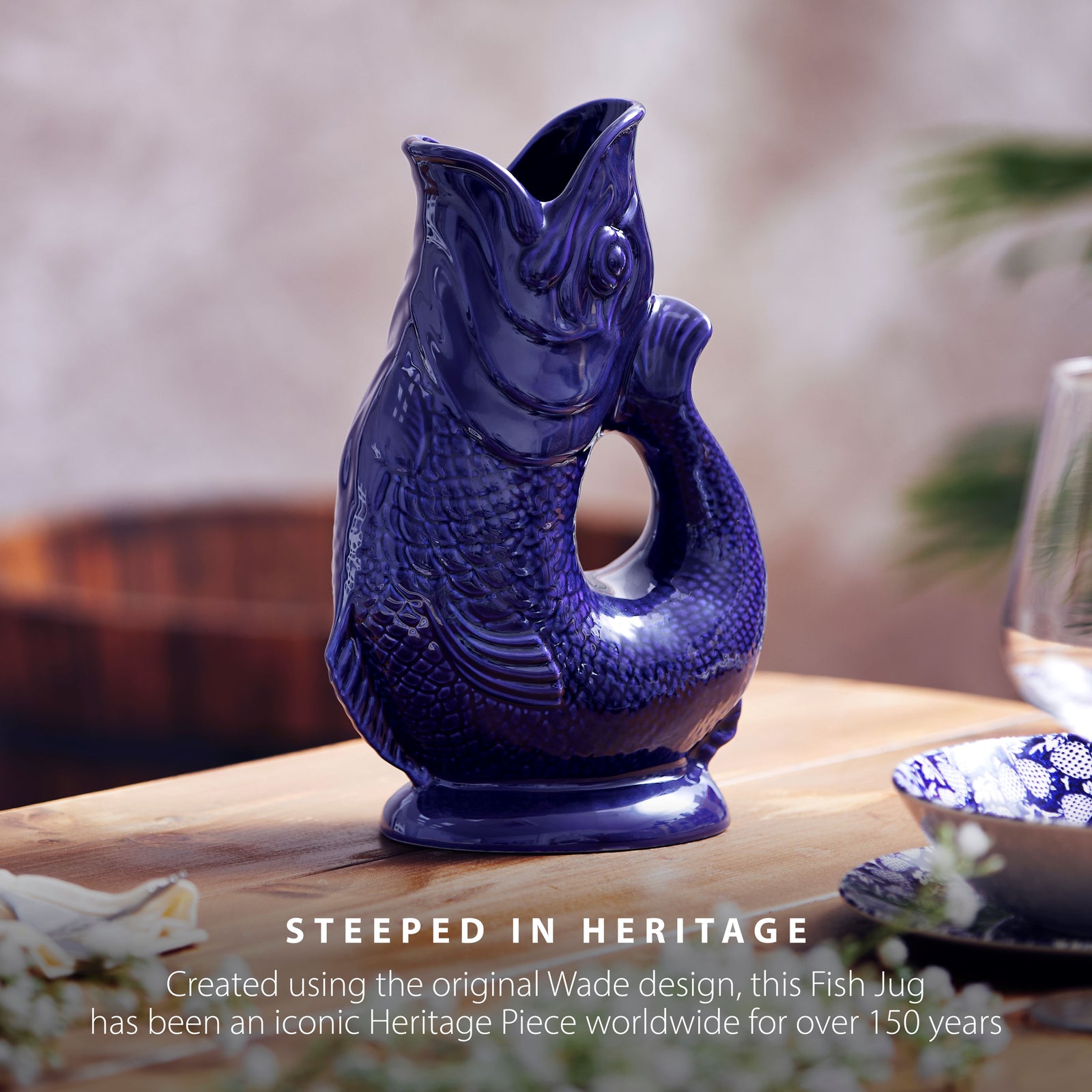 Wade Fish Jug 1.2L - Cobalt