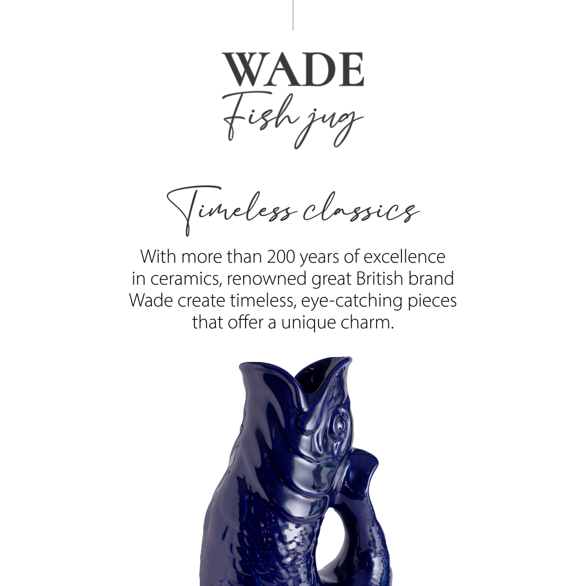 Wade Fish Jug 1.2L - Cobalt