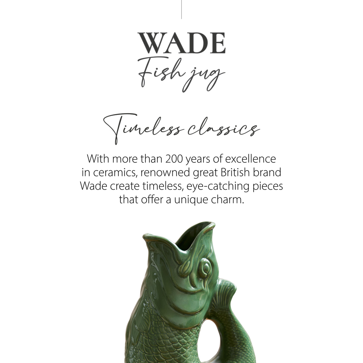 Wade Fish Jug 1.2L - Green