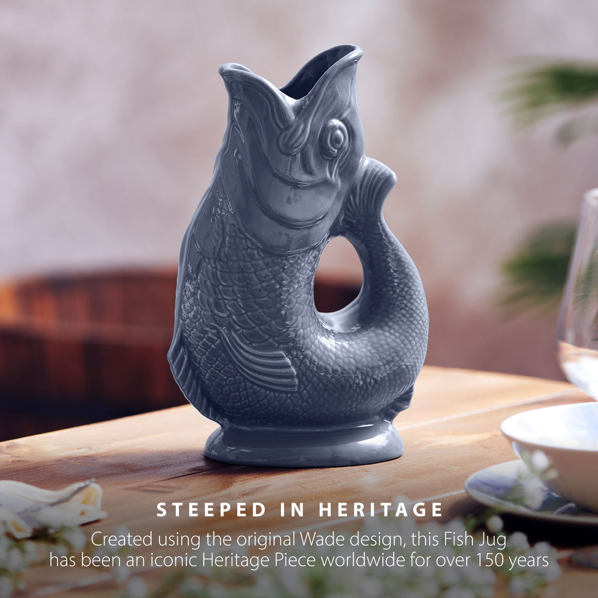 Wade Fish Jug 1.2L - Grey