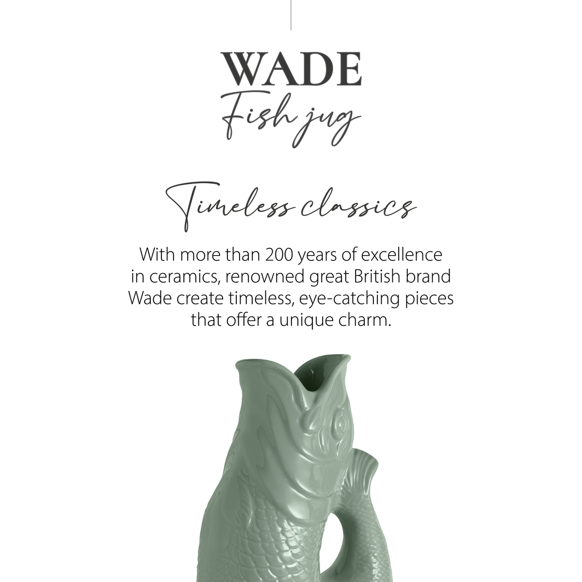 Wade Fish Jug 1.2L - Sage