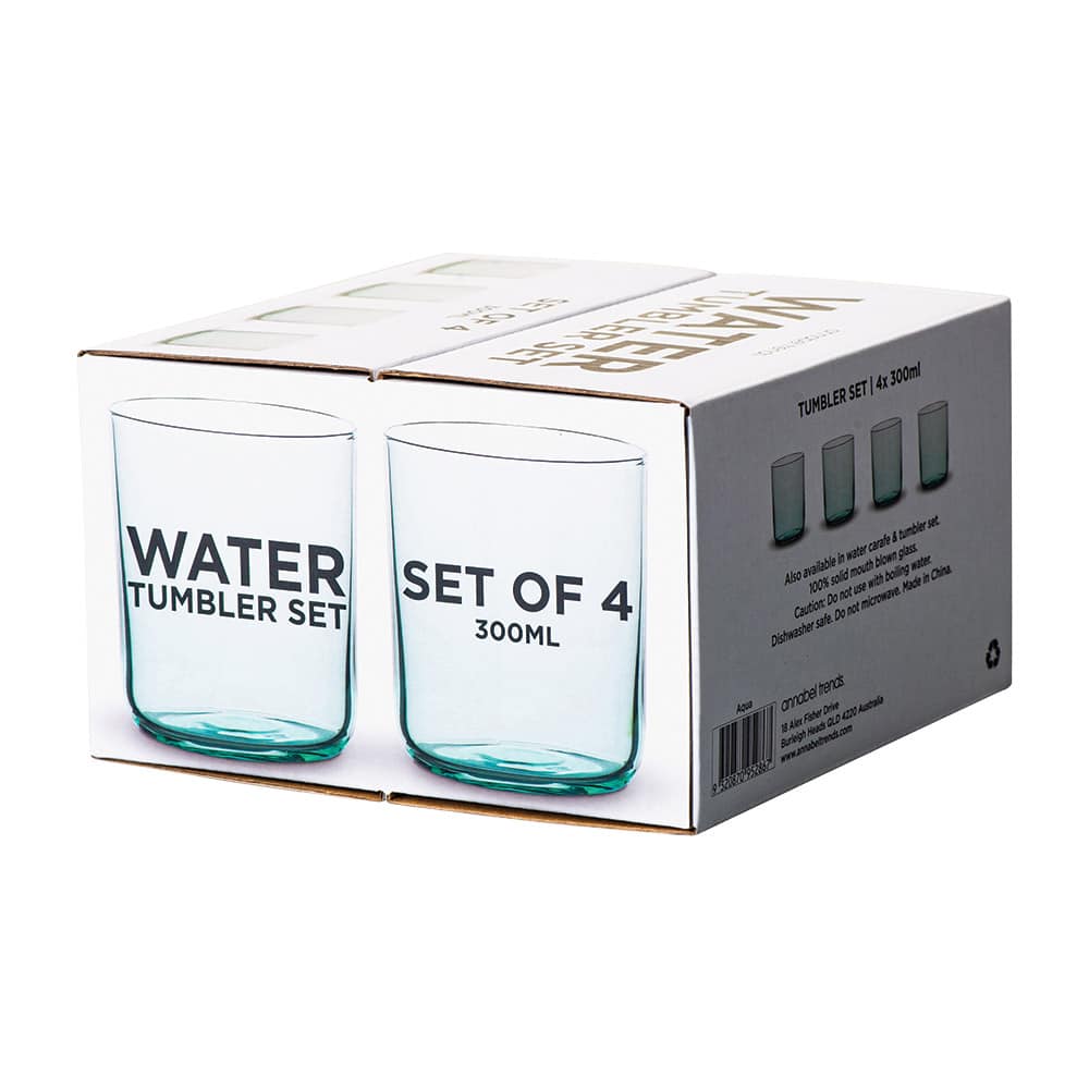 Annabel Trends Water Tumbler Set - Aqua