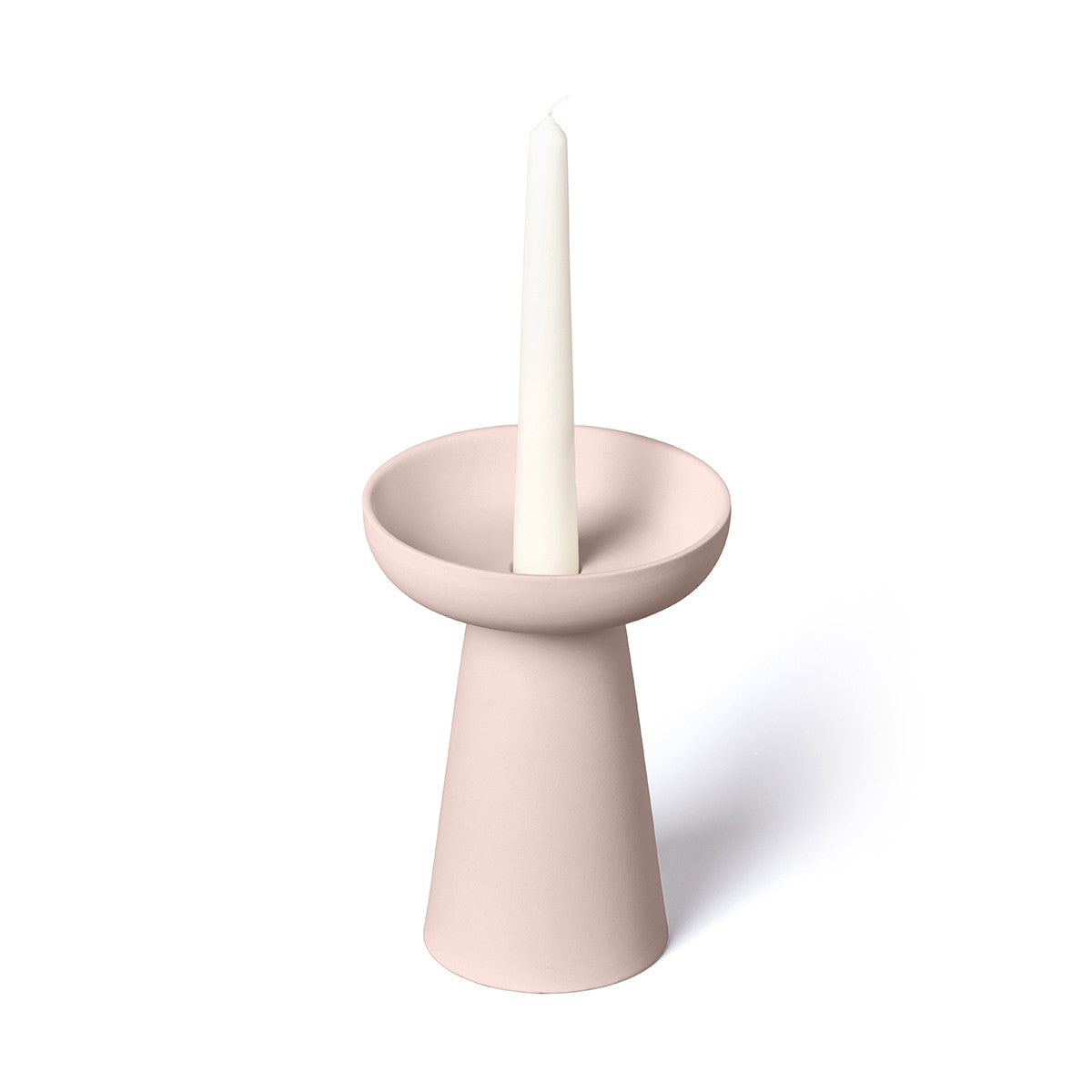 Aery Living Porcini Candle Holder Large - Soft Pink