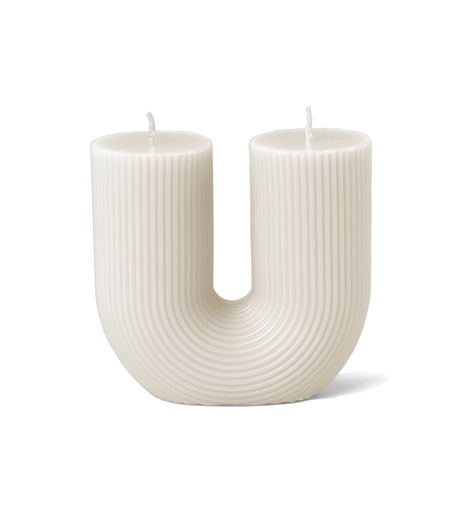 Black Blaze Curl Curl Candle - White