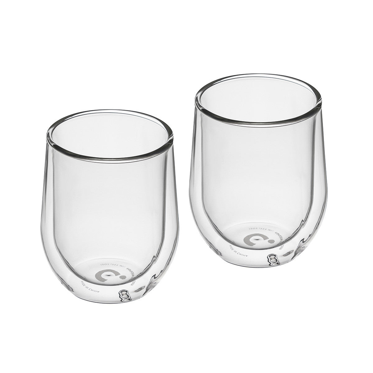 Corkcicle Barware Stemless Glass (Pk Of 2) - Clear Double Walled Cup