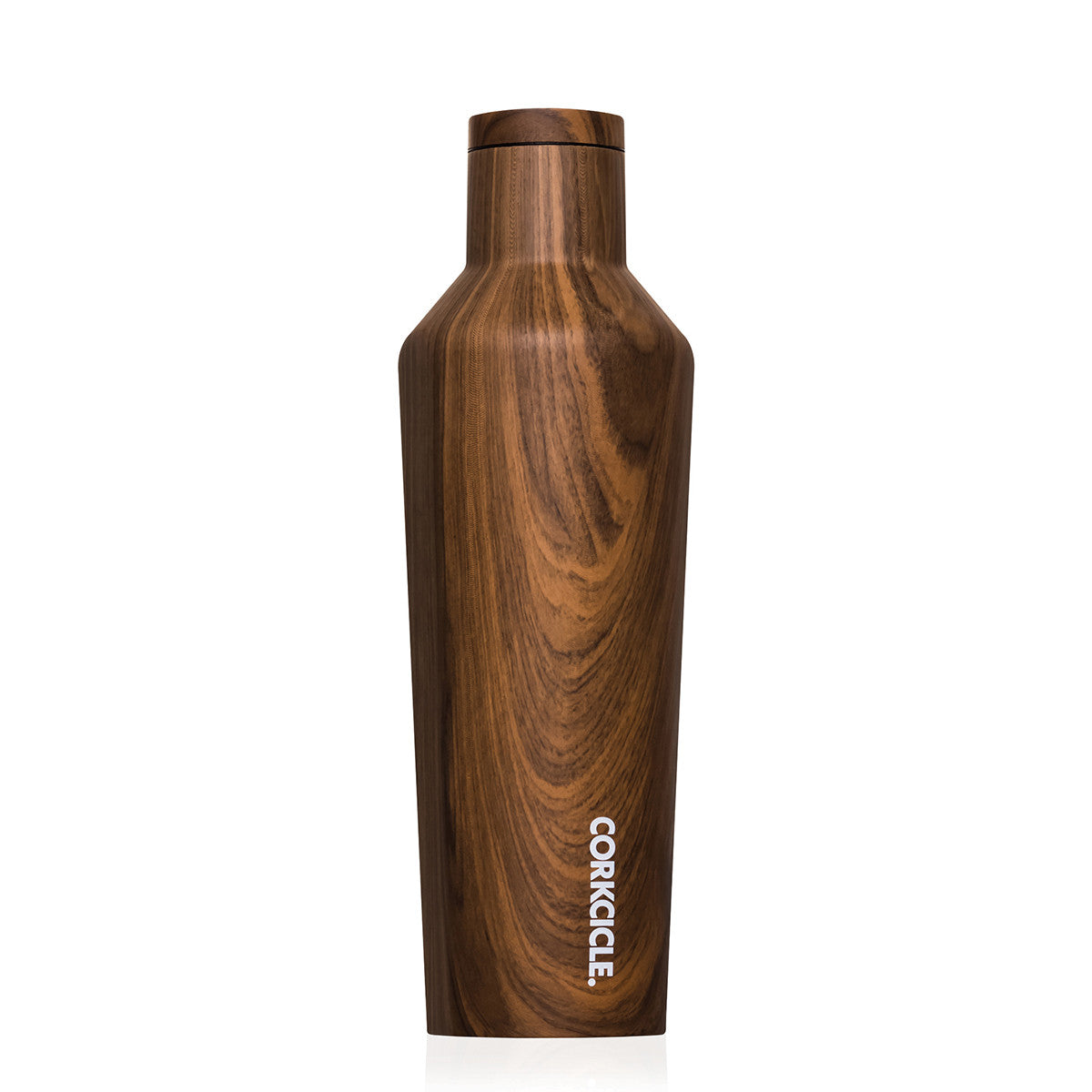 Corkcicle Origins Canteen 475ml - Walnut Wood Insulated Stainless Steel Bottle