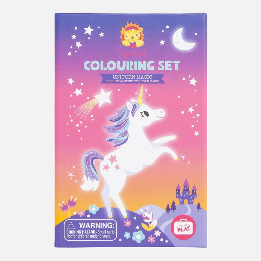 Tiger Tribe Colouring Set - Unicorn Magic