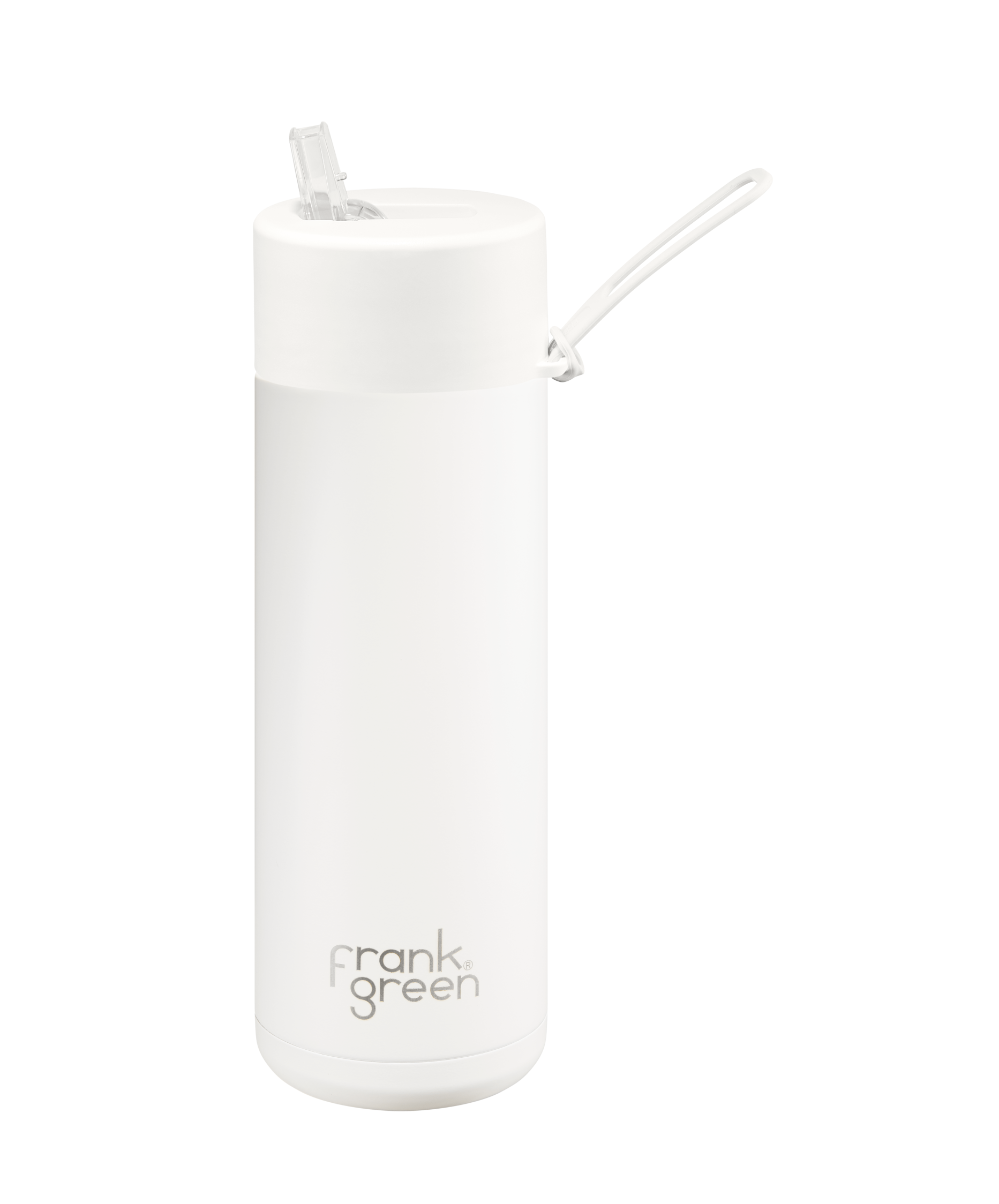 Frank Green Ceramic Reusable Bottle With Straw Lid 20oz - Cloud