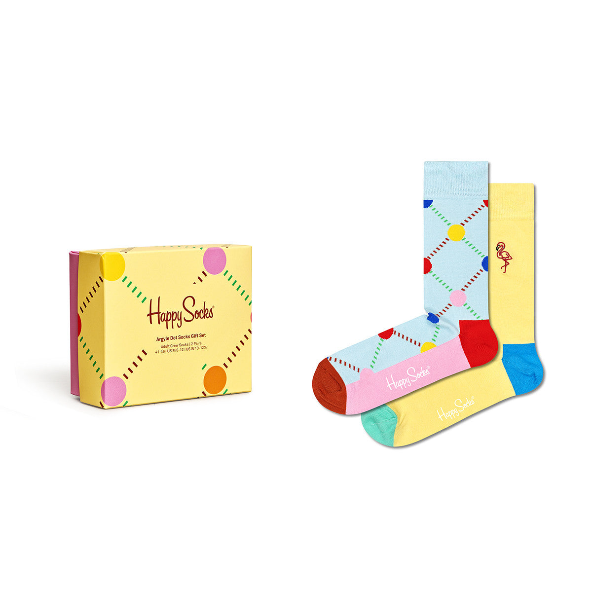 Happy Socks Gift Set Argyle Dot Socks 2-Pack