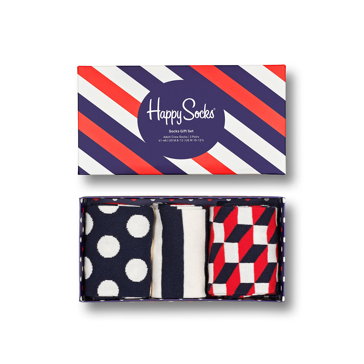 Happy Socks Gift Set Classic Navy 3-Pack