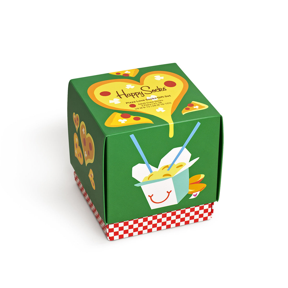 Happy Socks Gift Set Pizza Love 3-Pack