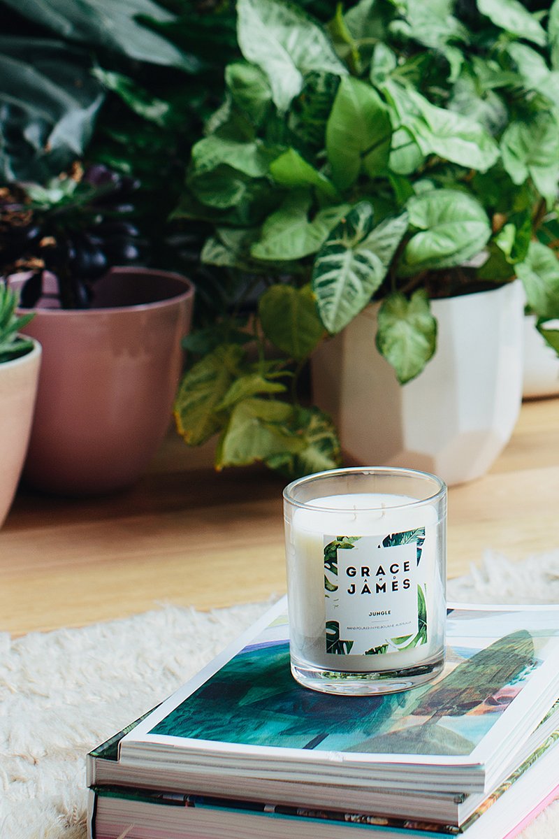 Grace and James Jungle Candle 80 Hour