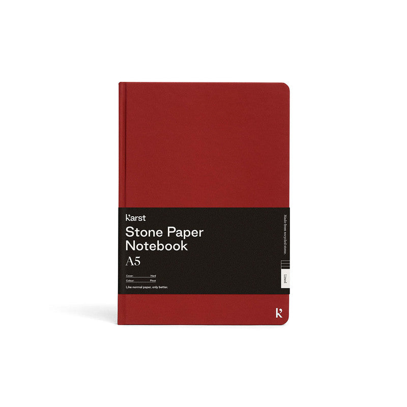 KARST - HARD COVER NOTEBOOK - RULED - A5 - PINOT