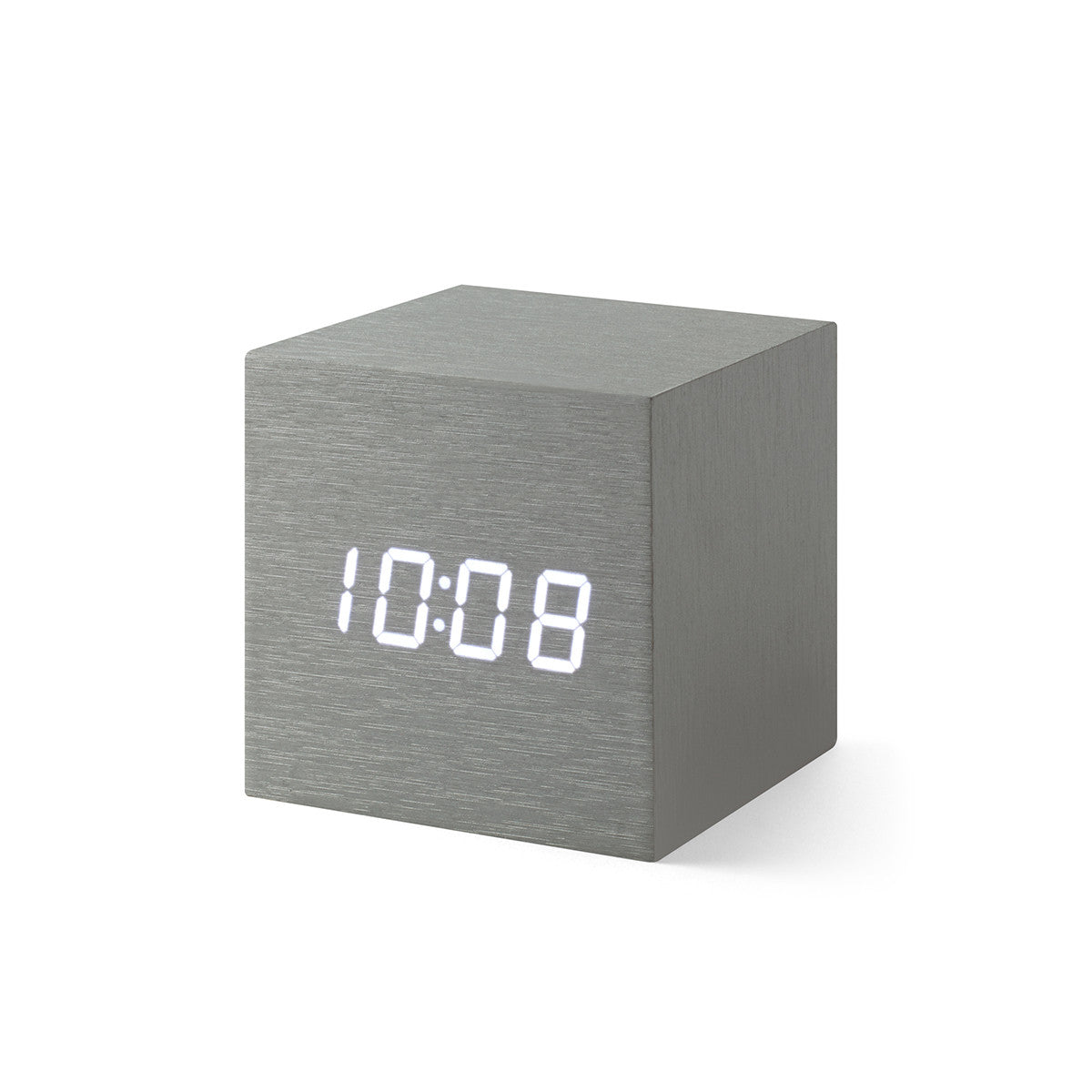 Moma Cube Clock Alume