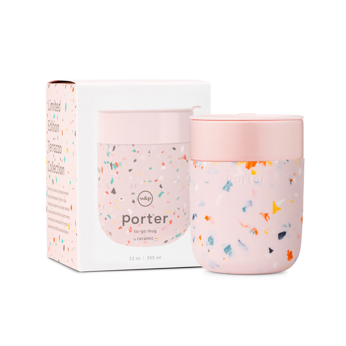 Porter Ceramic Mug Terrazzo 355ml - Blush