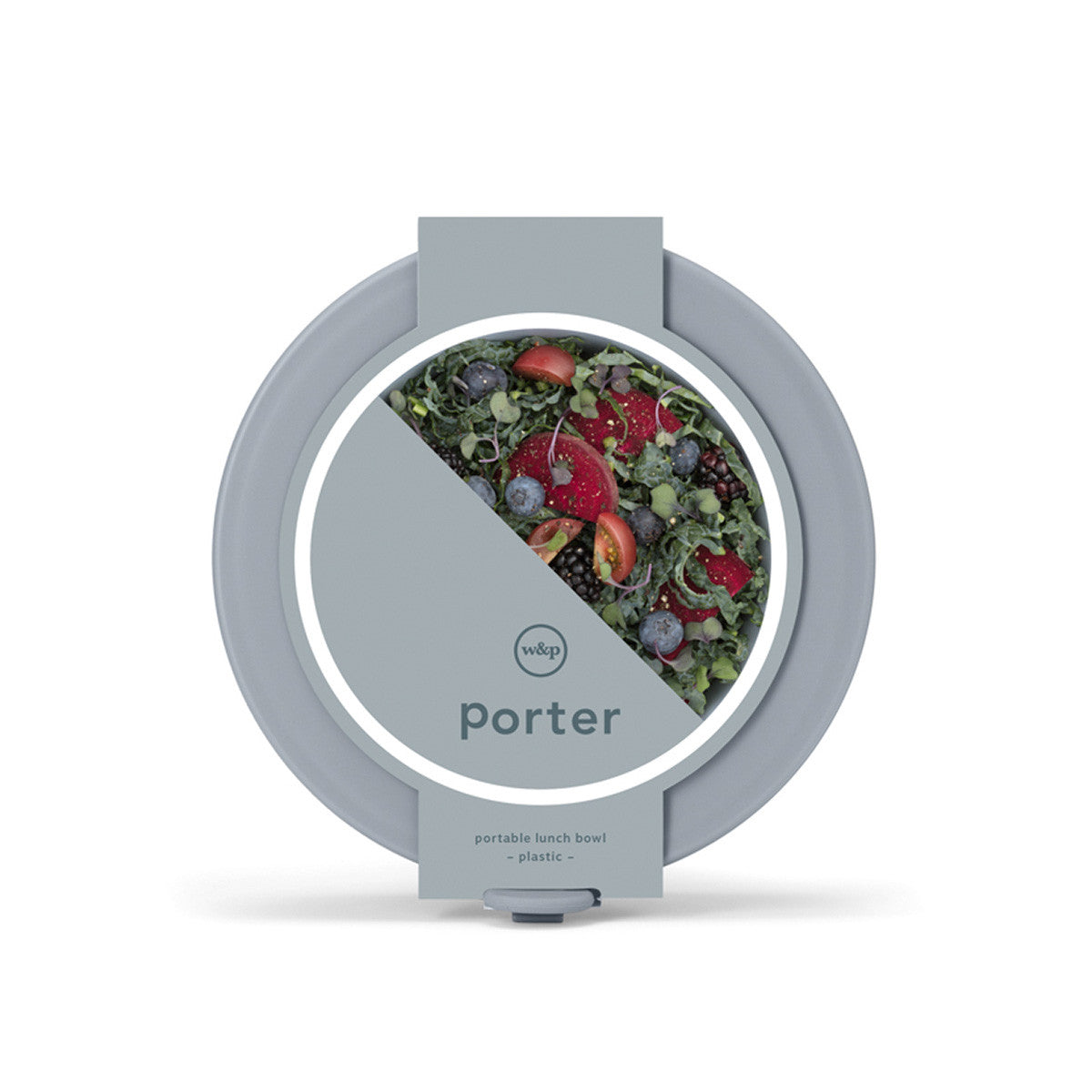 Porter Lunch Bowl Plastic - Slate