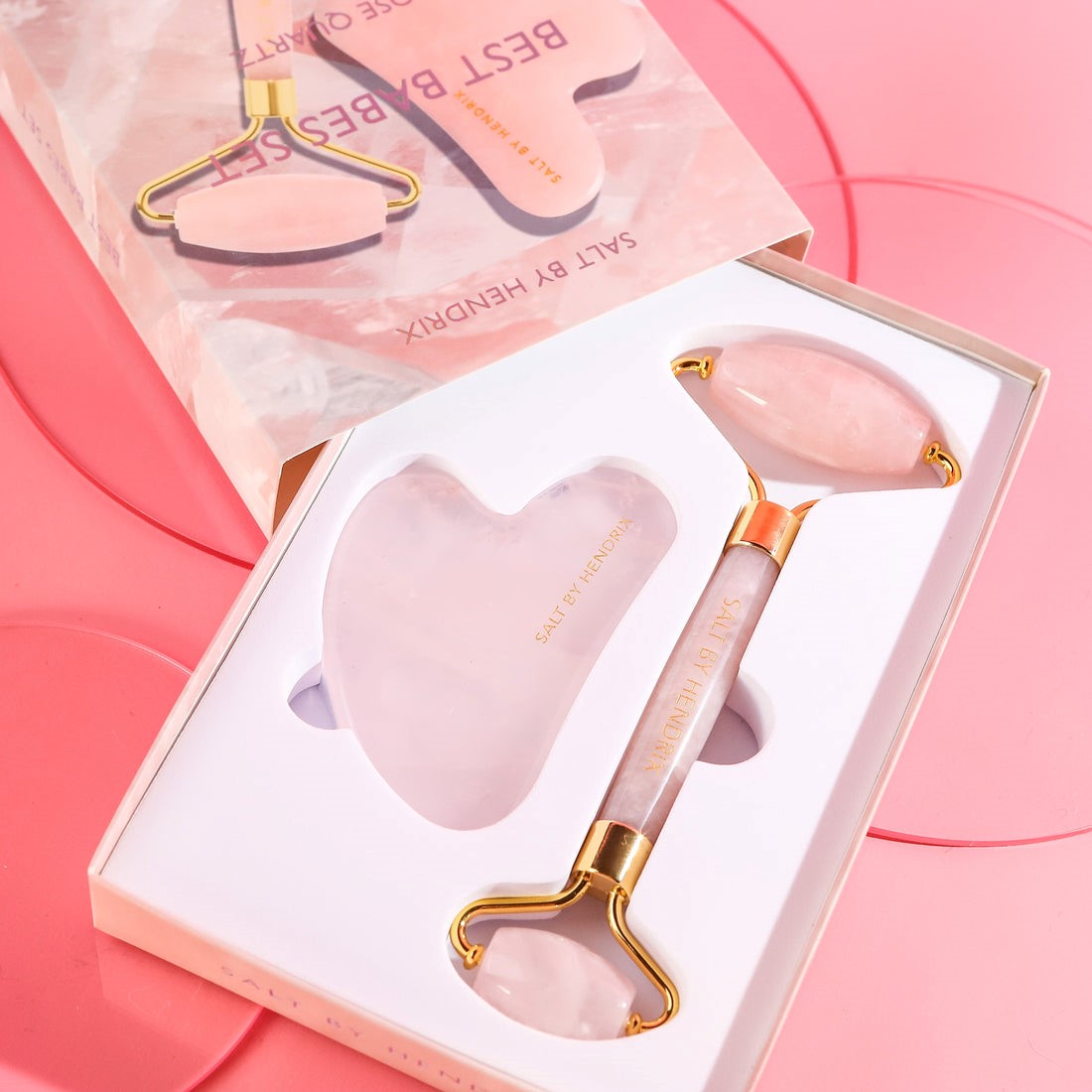 SALT BY HENDRIX BEST BABES SET - ROSE QUARTZ