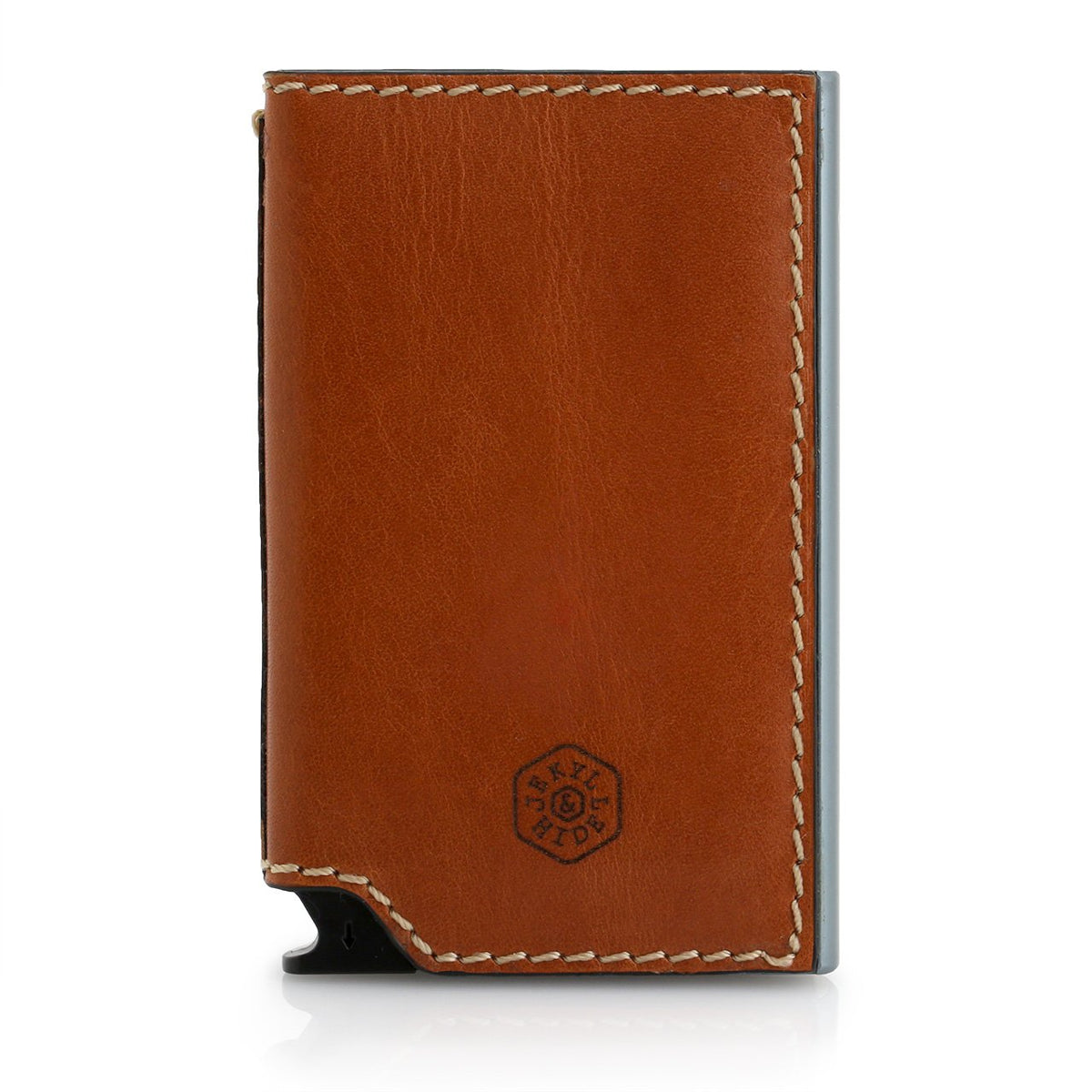 Jekyll and Hide Roma Card Slide Wallet - Tan