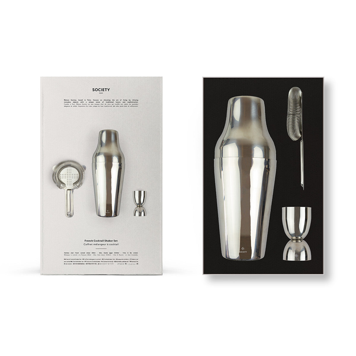 Society Paris Barware Cocktail Shaker French