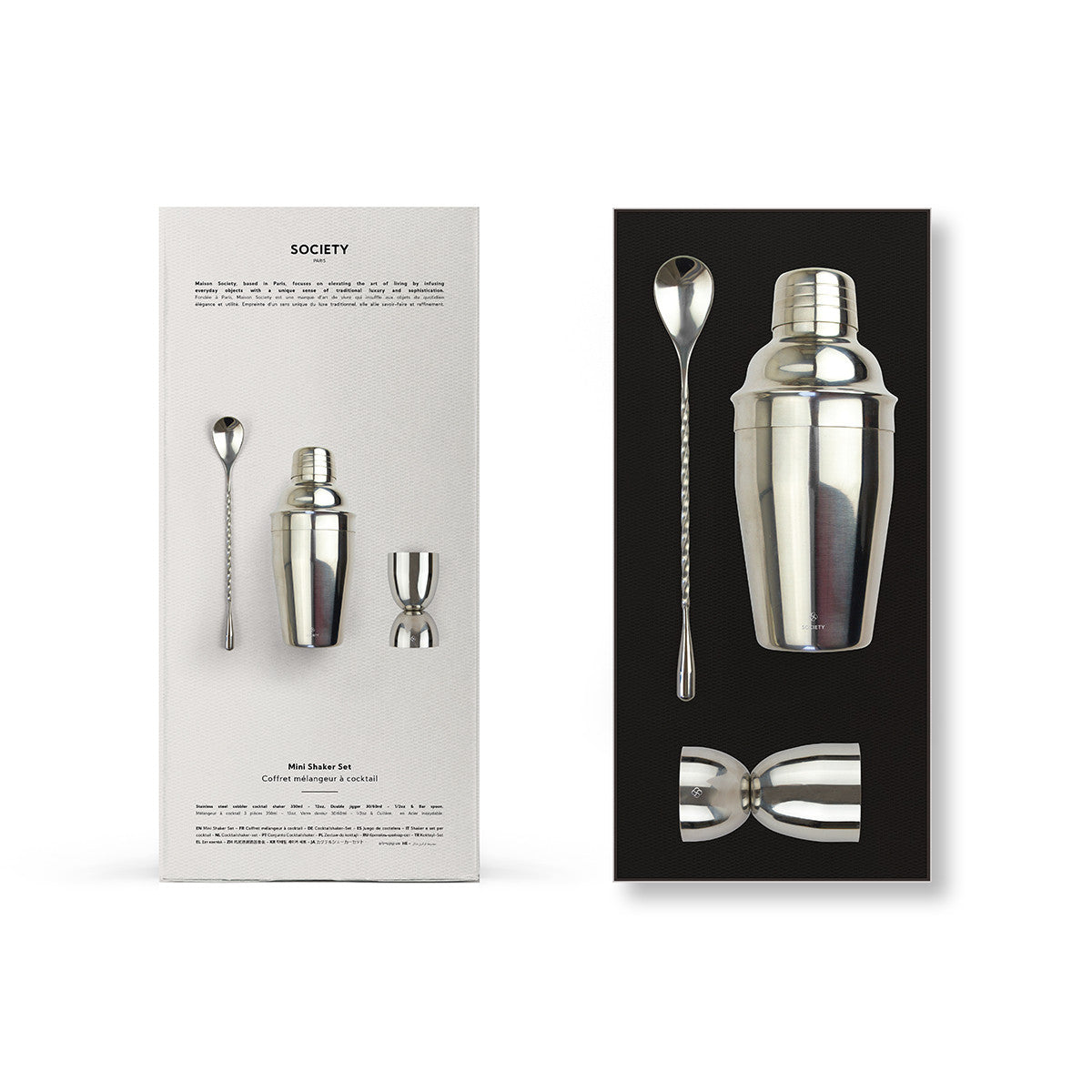 Society Paris Barware Cocktail Shaker Mini