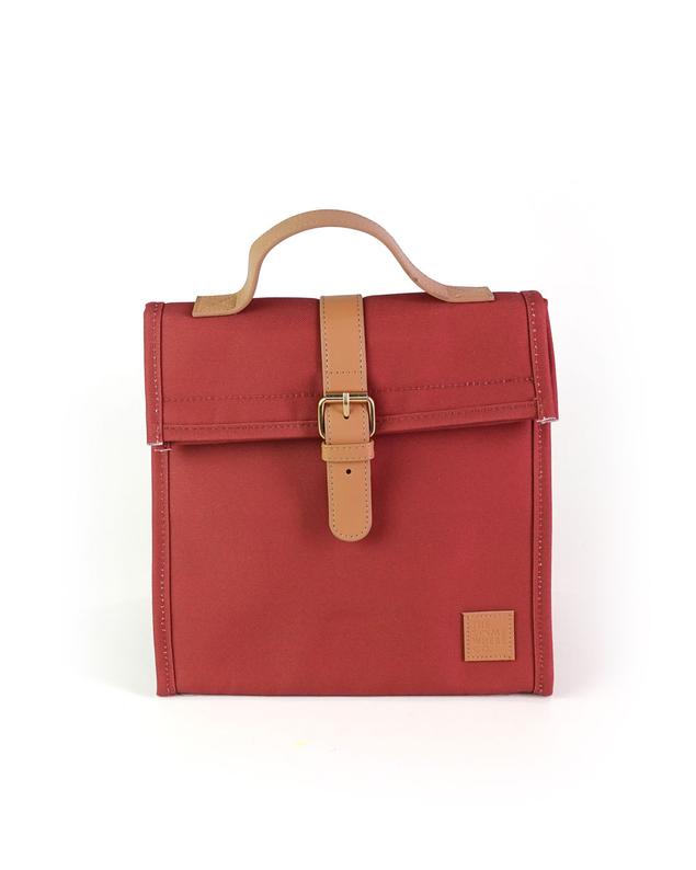 The Somewhere Co Rusty Lunch Satchel w/ Shoulder Strap
